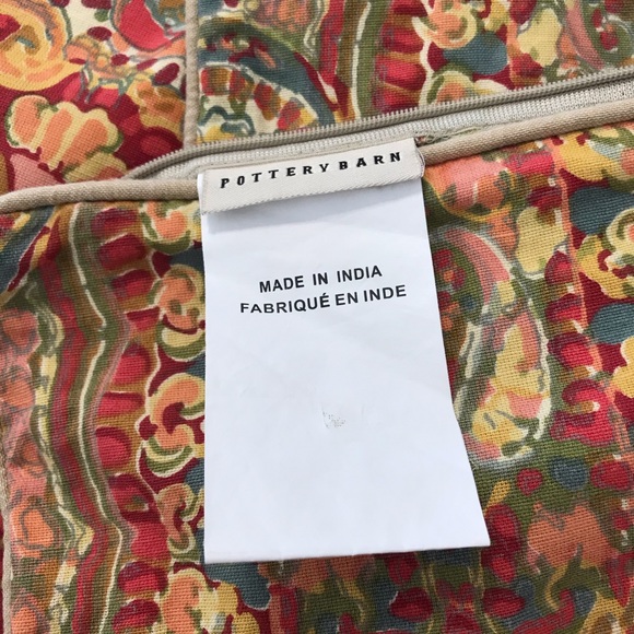 Pottery Barn Paisley Throw Pillow Cover - Picture 9 of 12